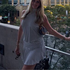 Striped Sleeveless Dress